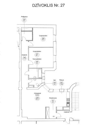 For sale and rent apartment with good layout at Valdemara Rezidence.