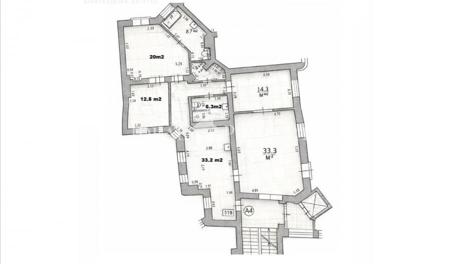 Brīnišķīgs saulains, kluss dzīvoklis Terbatas iela.