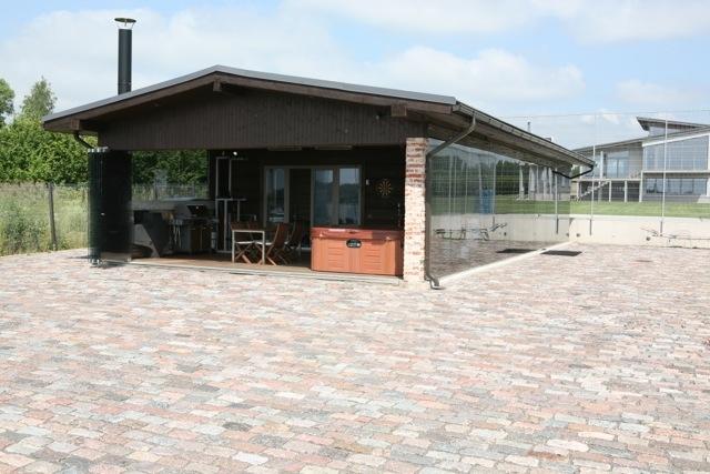 Mansion on the shore of the Daugava River