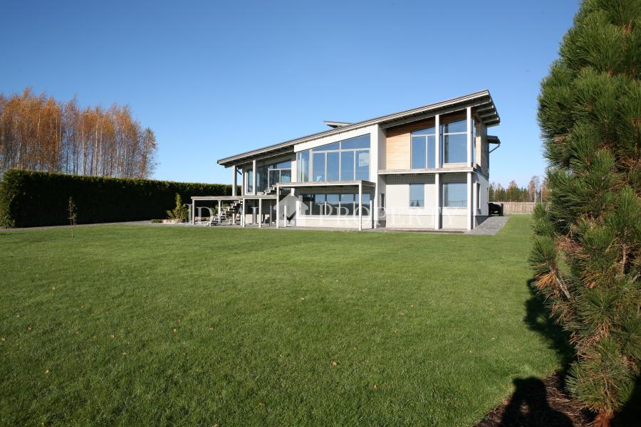 Mansion on the shore of the Daugava River