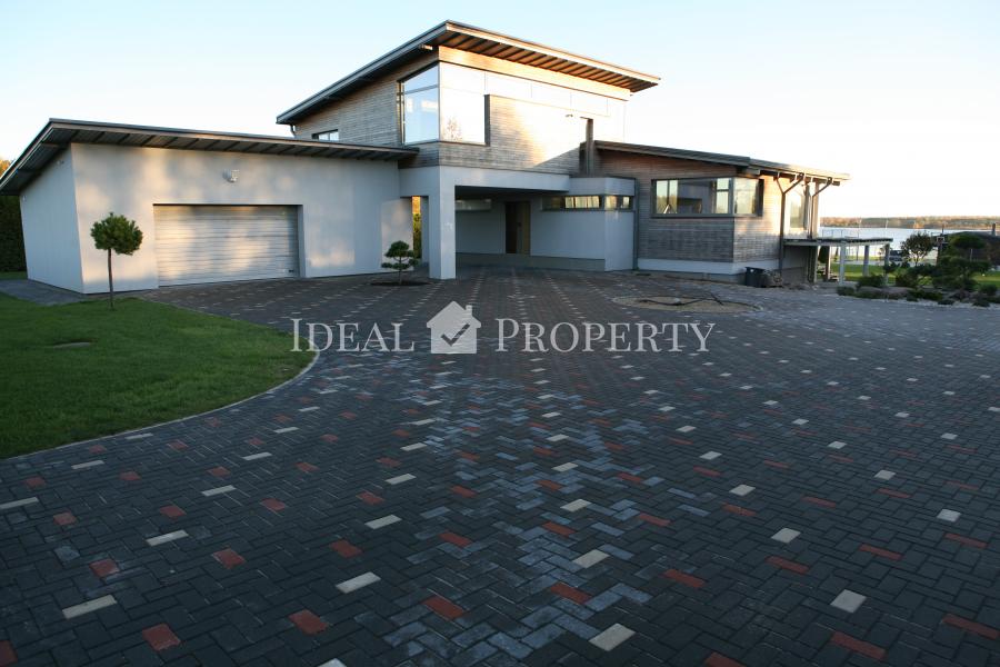 Mansion on the shore of the Daugava River