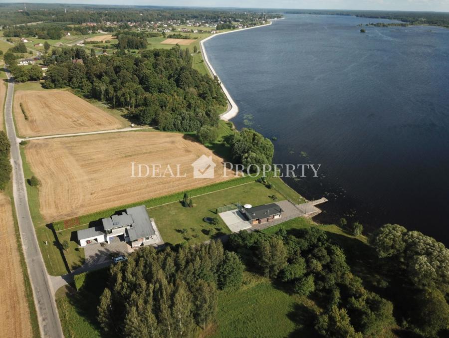 Mansion on the shore of the Daugava River