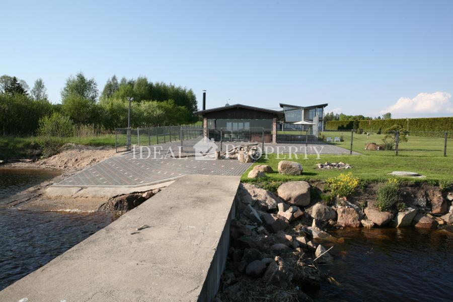 Mansion on the shore of the Daugava River