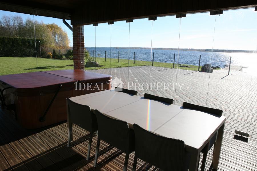 Mansion on the shore of the Daugava River