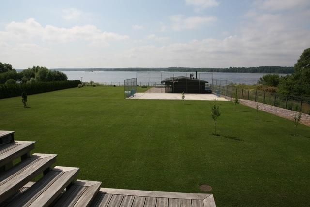 Mansion on the shore of the Daugava River