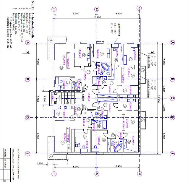 Land with investment project for sale