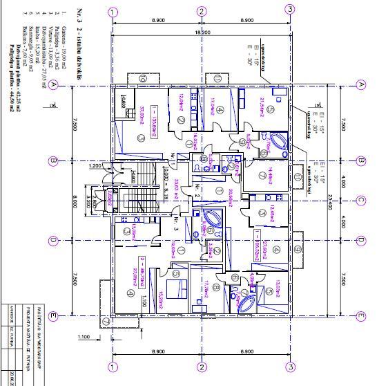 Land with investment project for sale