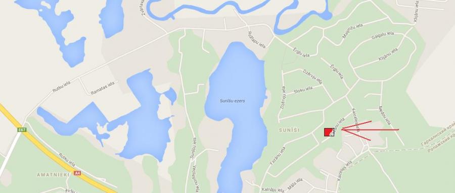 Piedāvājums  zemes gabalu  Sunišos