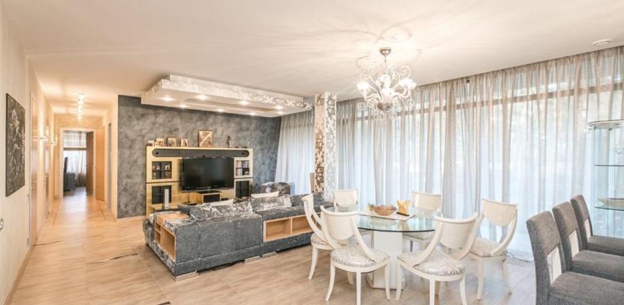 Apartment is fully furnished and equipped with household appliances for rent is offered in Jurmala.