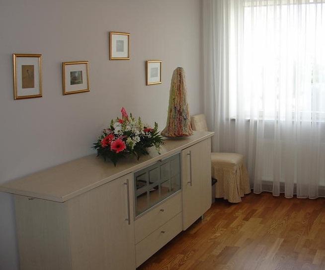 For long term rent apartment in project Skanstes Virsotnes.