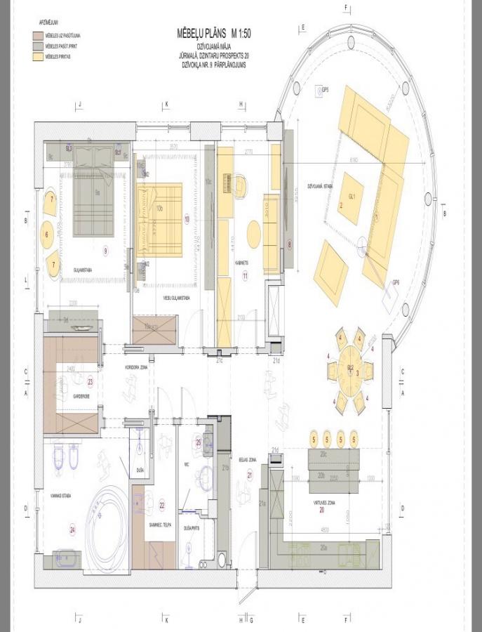 For sale or rent is offered a specious 3-bedroom apartment in a new project  “Pine Residence” .