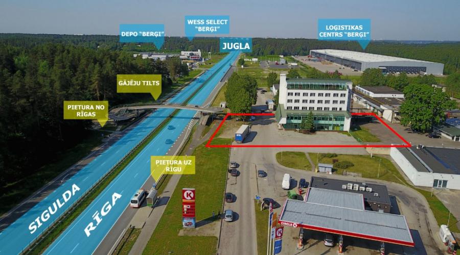 Tiek pārdota viesnīcas ēka Berģos.