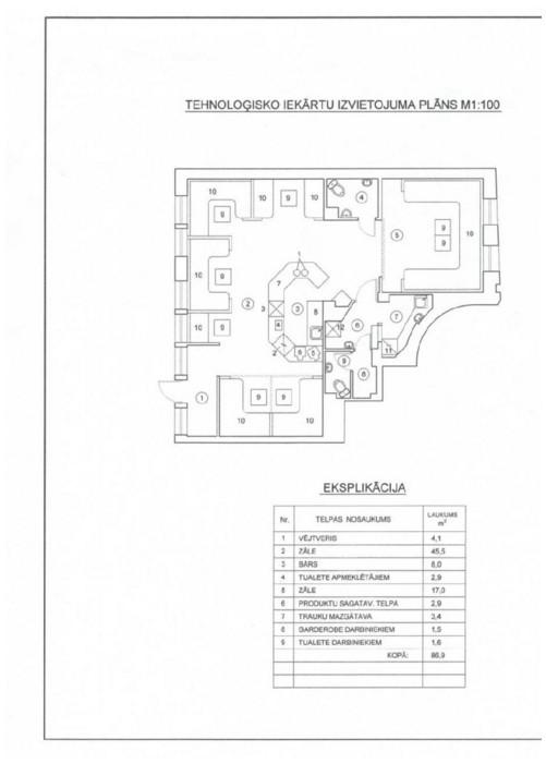 Hа продажу предлагаем коммерческое помещение -бар в Старом городе, на ул. Калею.