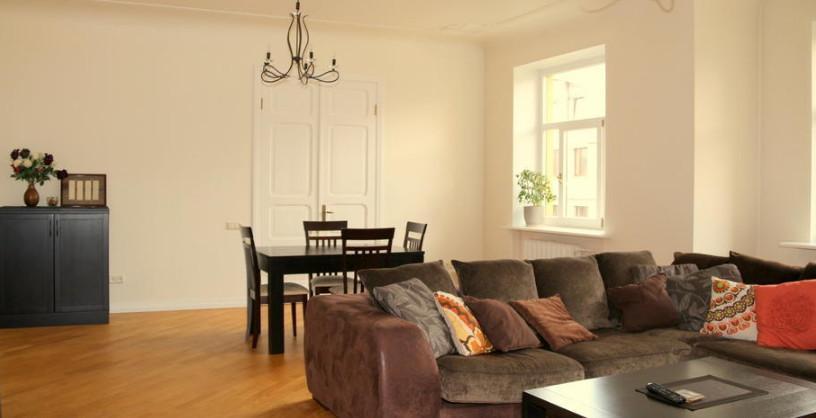 For sale apartment in the center of Riga in the Art Nouveau building.