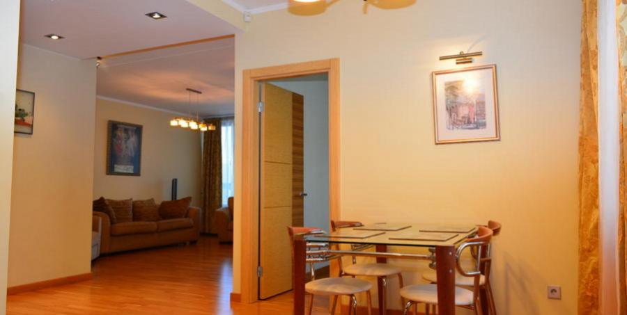 For rent bright and cozy flat with two bedrooms in the project Viesturdārzā.