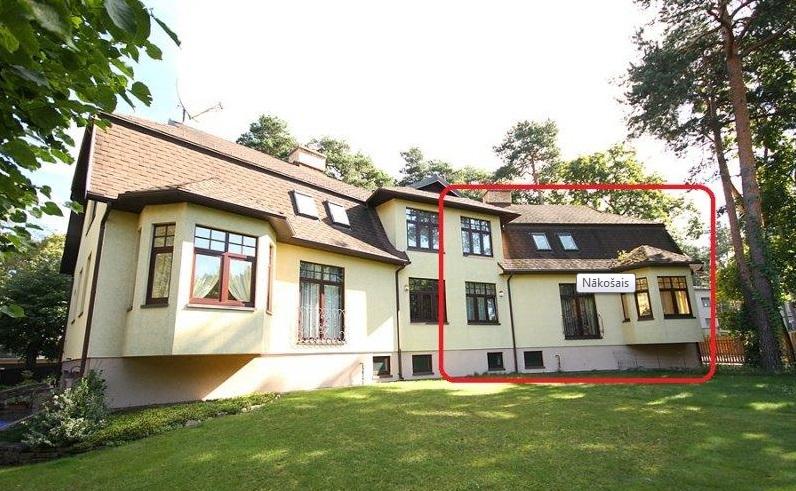 We offer for sale a twin house in Mezaparks on Pēterupės Street.