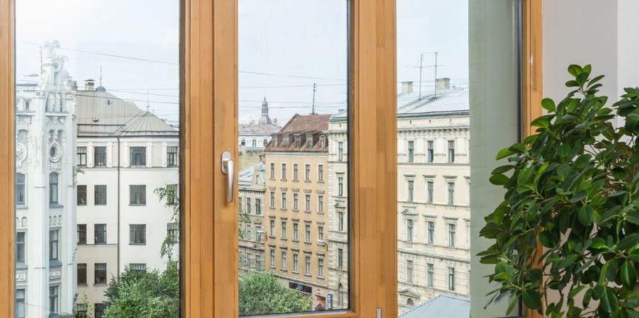 Excellent apartment in the center of Riga with beautiful views of the Old Town. 