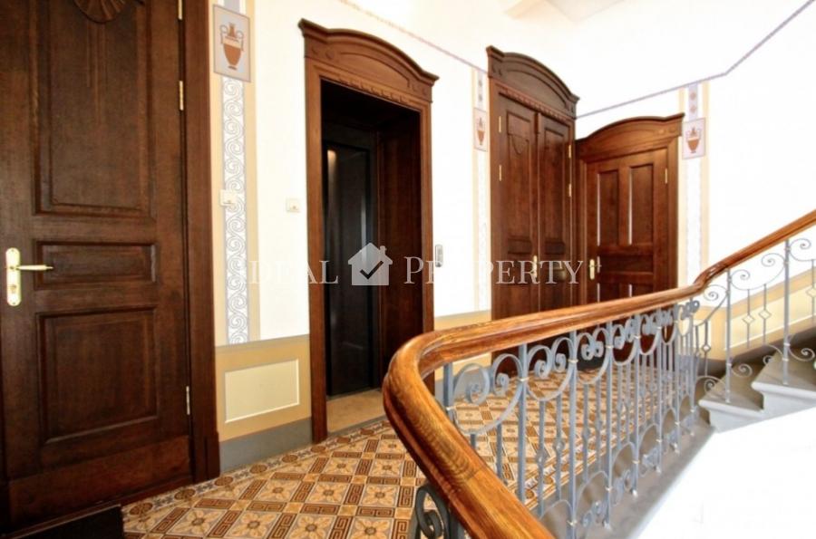 Exclusive apartment on 2 floors that is located in a prestige house in Blaumana Street, in a quiet center of Riga. 