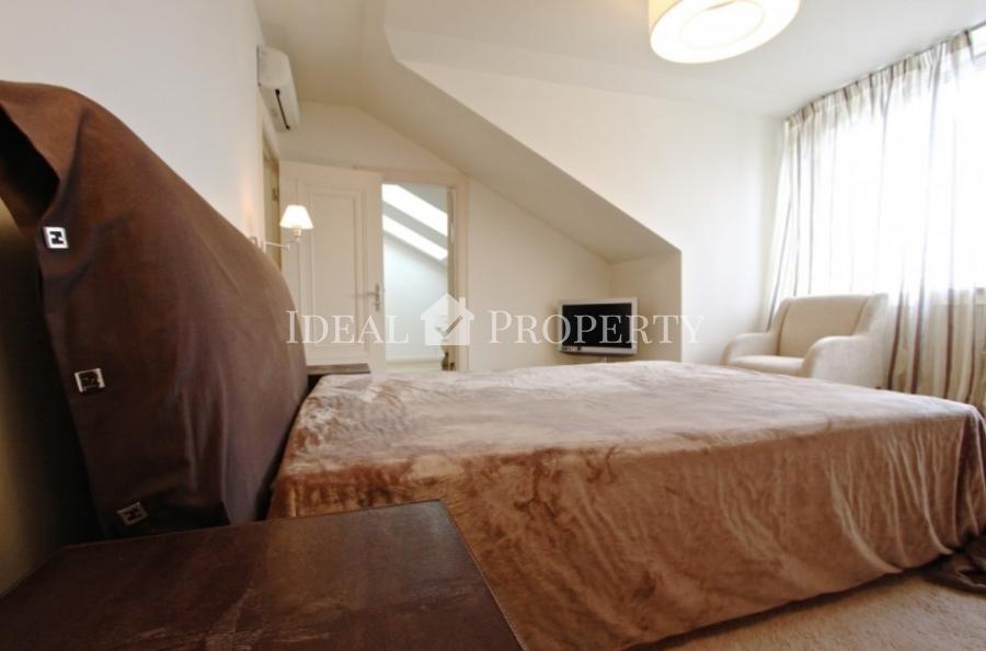 Exclusive apartment on 2 floors that is located in a prestige house in Blaumana Street, in a quiet center of Riga. 