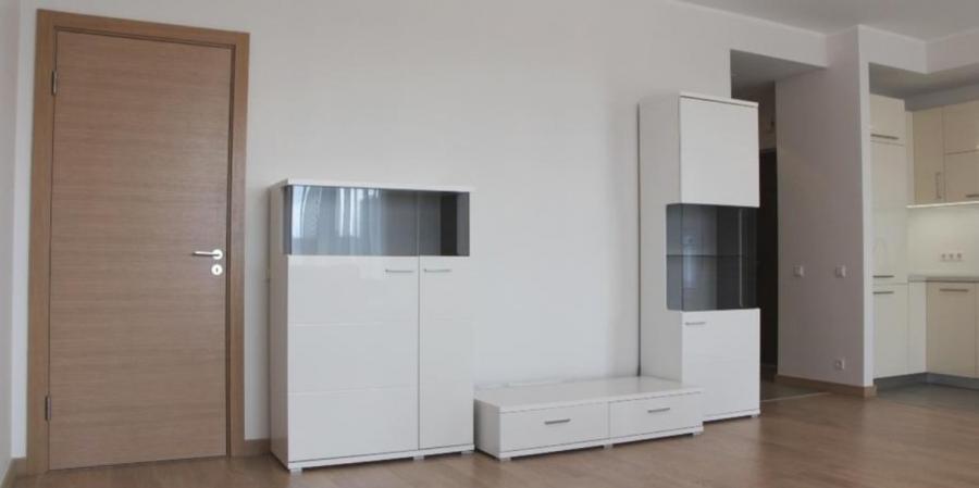 Modern studio-type apartment in new project „Skanstes Mājas”. 