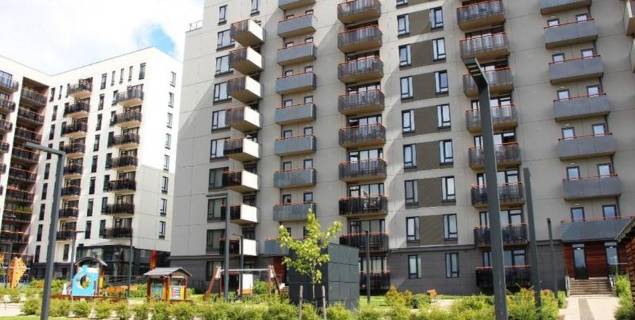 3 istabu dzīvoklis jaunajā projektā „Skanstes Mājas”. 