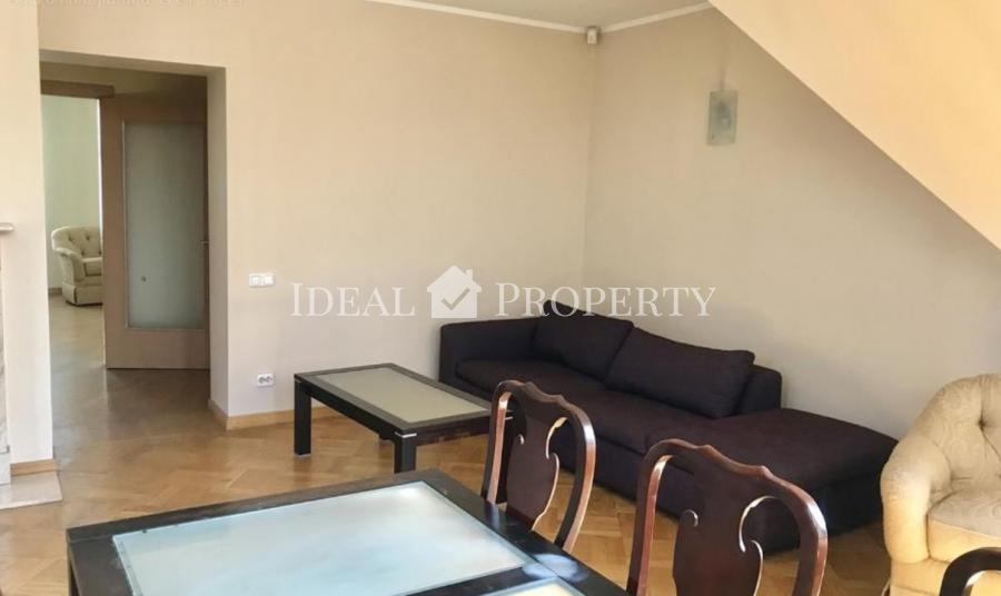 For rent a large, fully furnished, 4-room apartment in a quiet center in the embassy district.