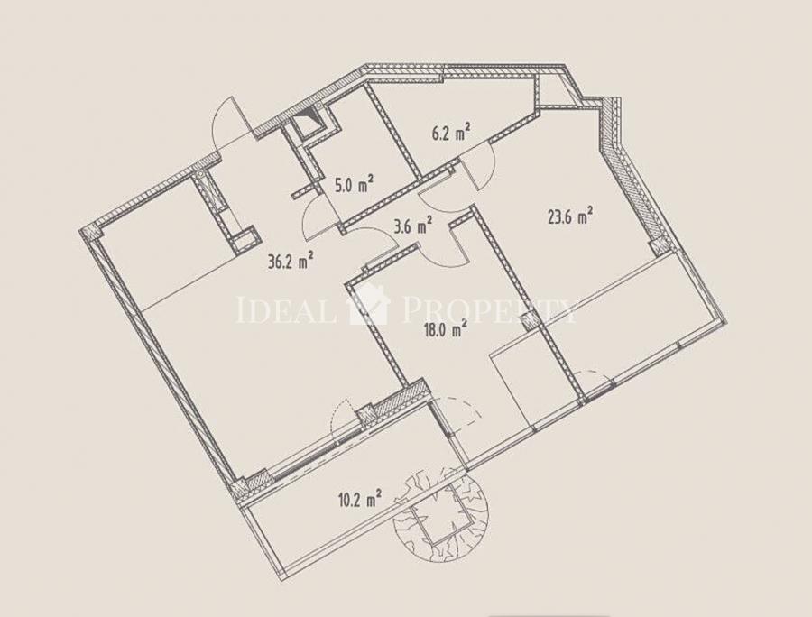 Pārdošanāi piedāvājam ekskluzīvu 3 istabu dzīvokli visdārgākajā vietā Rīgā - Klusajā centrā, jaunajā projektā Hoft!