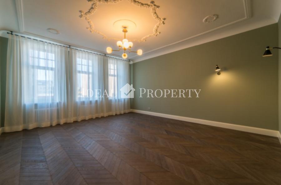 Completely new, cozy apartment with three bedrooms, in the most prestigious area of Riga - now available for long term rent.