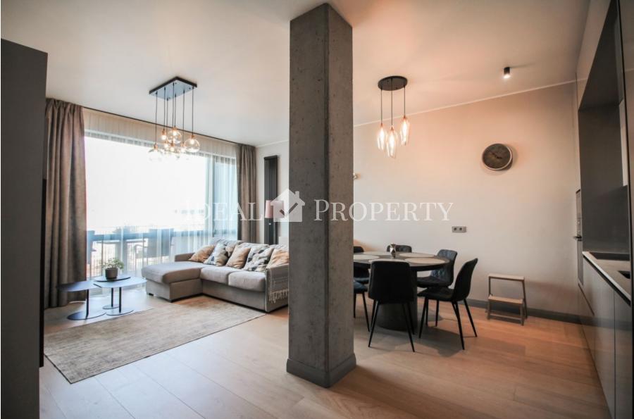 For rent 3-bedrooms apartment with full finishing in a new project in the center of Riga at Valdemara str.