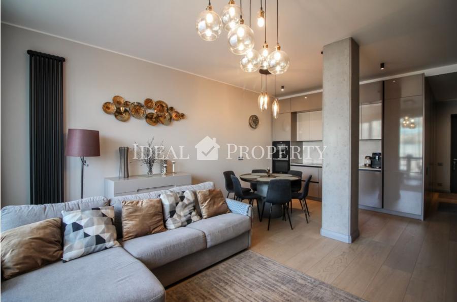 For rent 3-bedrooms apartment with full finishing in a new project in the center of Riga at Valdemara str.