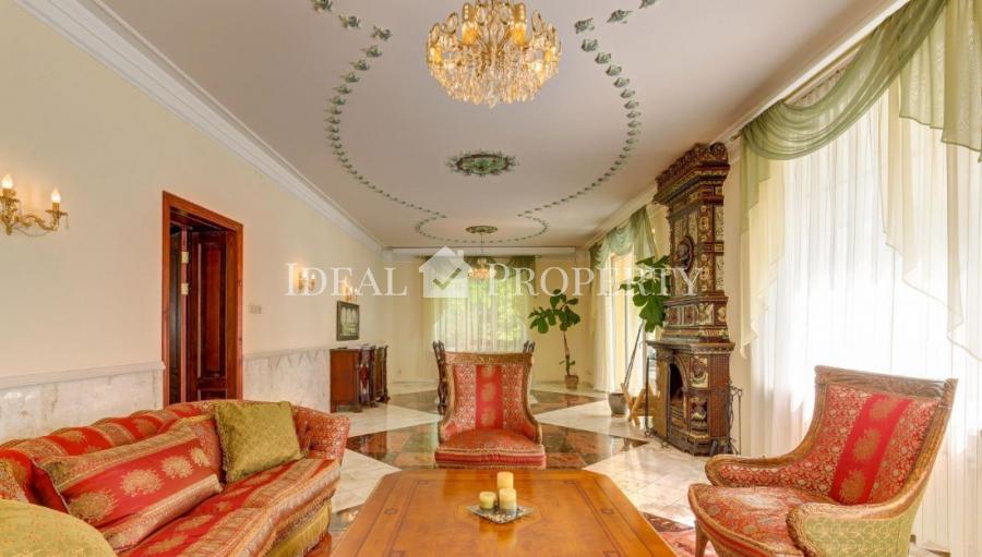 Elegant, luxurious villa with high quality designer-made interior decoration.