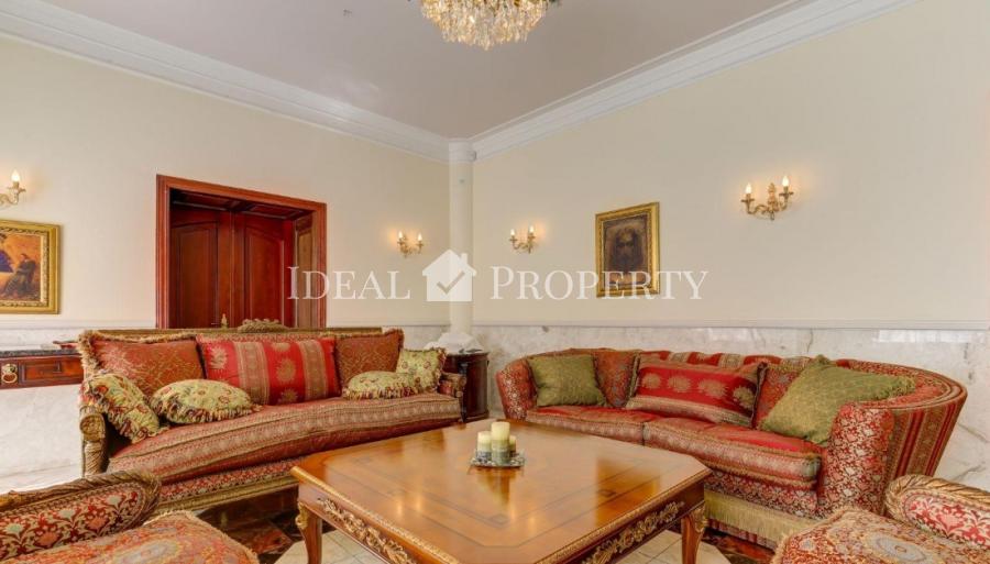 Elegant, luxurious villa with high quality designer-made interior decoration.