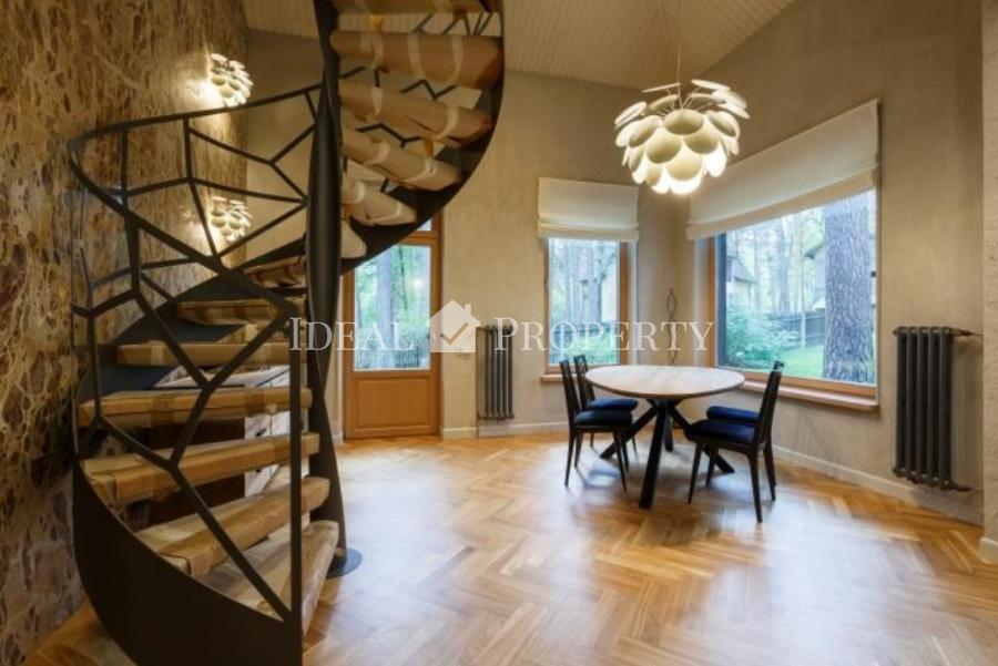 In the prestigious, greenest district of Riga, rented an elite private house. 