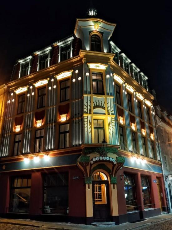 Unique Art Nouveau building, one of the brightest Art Nouveau objects in the heart of the old city of Riga.