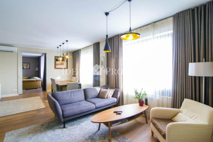 For sale magnificent two-story penthouse in the quiet center of Riga. 