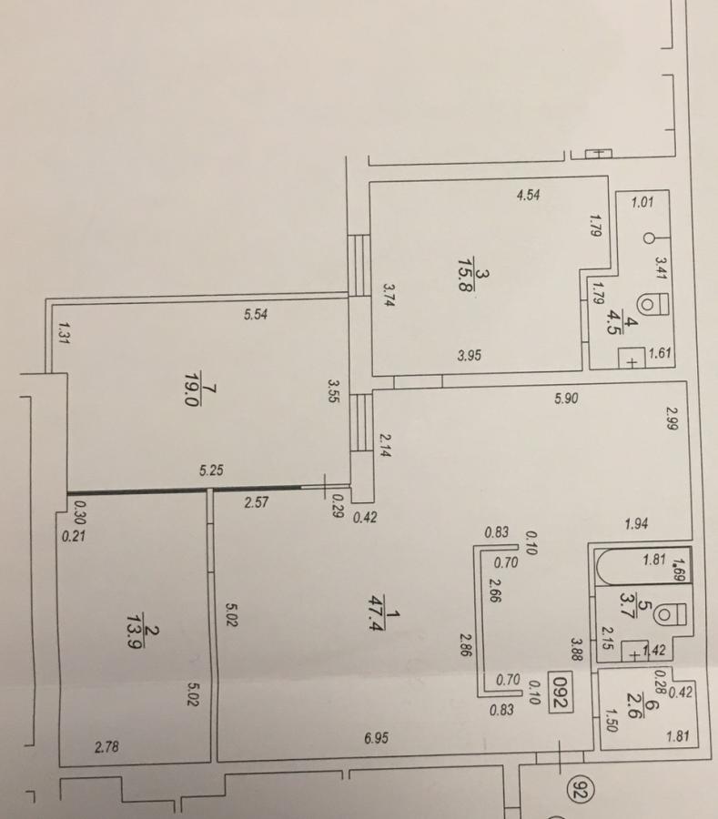 Piedavajam 3-istabu dzīvokli jaunajā projektā Skanstes mājas.