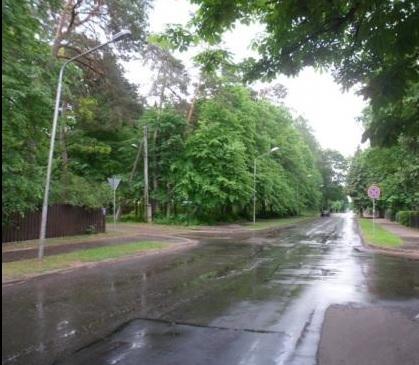 A raised plot of land in Jurmala, Lielupe