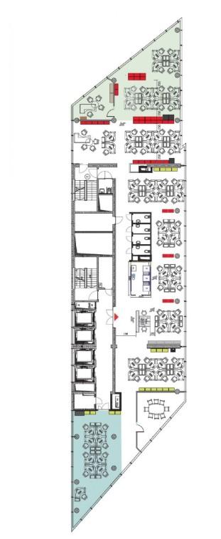 Offices for rent with panoramic view in Riga .