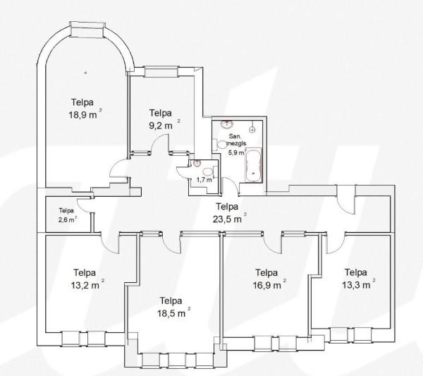 For rent an apartment in the quiet center of Riga, on the Vilandes str.