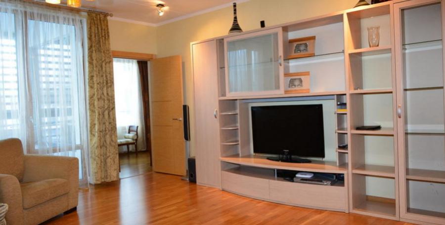 For rent bright and cozy flat with two bedrooms in the project Viesturdārzā.