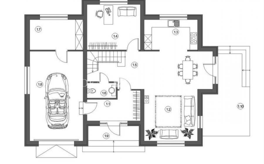 For sale private houses in a new village in Bergi.