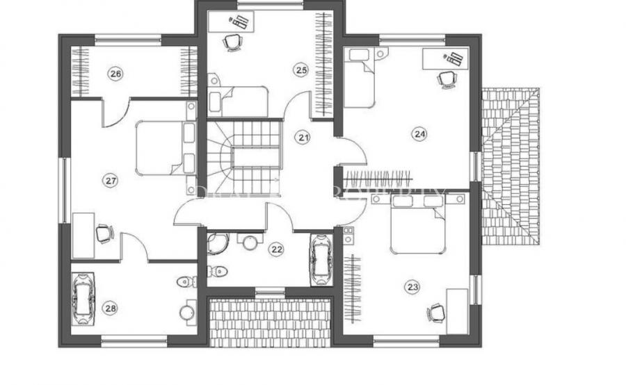 For sale private houses in a new village in Bergi.