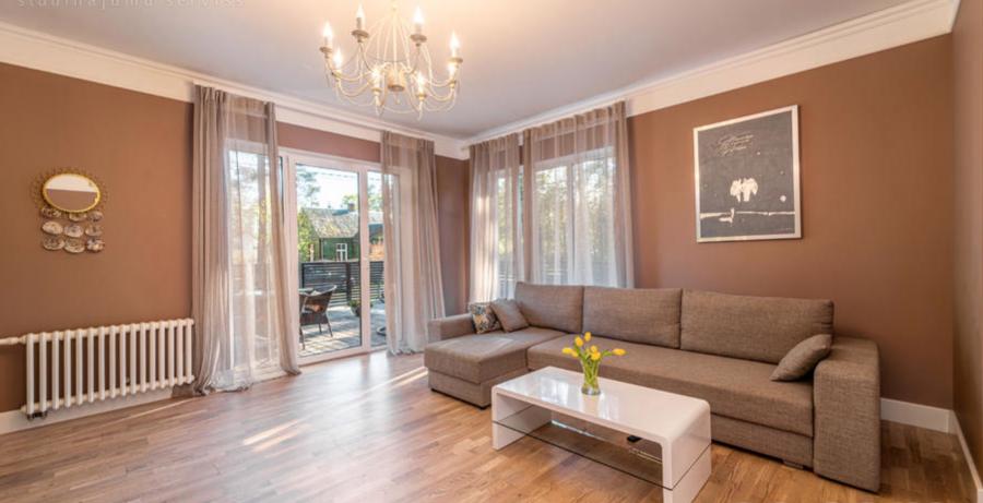 We offer a comfortable house for long-term rent in Jurmala.