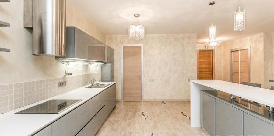 Apartment is fully furnished and equipped with household appliances for rent is offered in Jurmala.