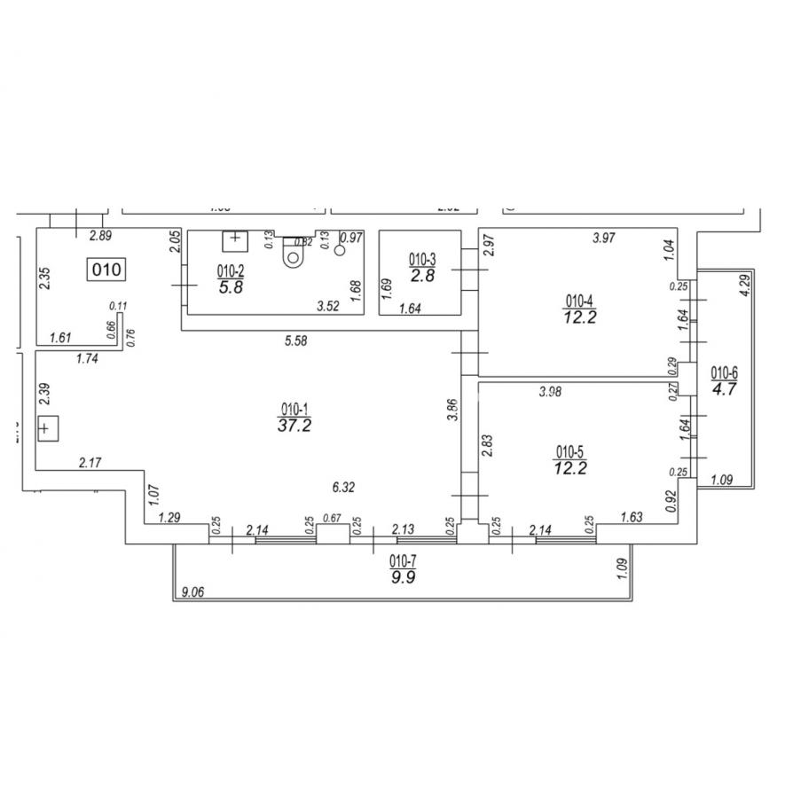 For sale a 3-room apartment in the new River Residence complex .