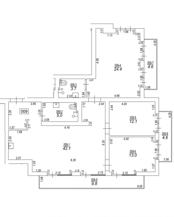 For sale a 4-rooms apartment in the new River Residence complex .