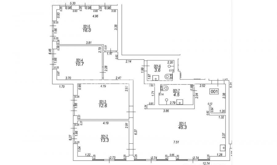 For sale a 5-rooms  apartment in the new River Residence complex .