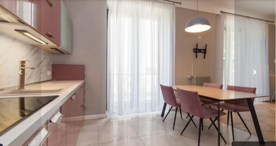 For sale or rent modern and fully furnished three room apartment with terrace. 