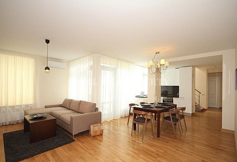 For long-term rent we offer a three-level apartment in the Alexander project.