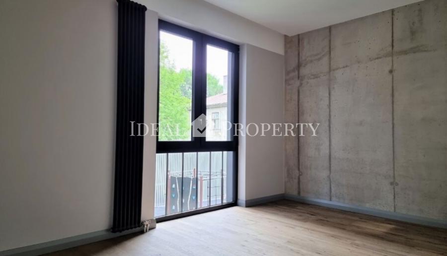 For sale 2-bedrooms apartment with full finishing in a new project in the center of Riga at Valdemara str.